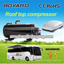 Rv caravana bancada ar condicionado com compressor rotativo horizontal rv